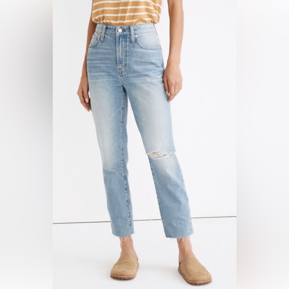 MADEWELL The Curvy Perfect Vintage Jean in Coney Wash ND630 Women’s Sz 26